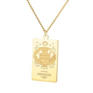 Vintage Constellations Zodiac Necklace